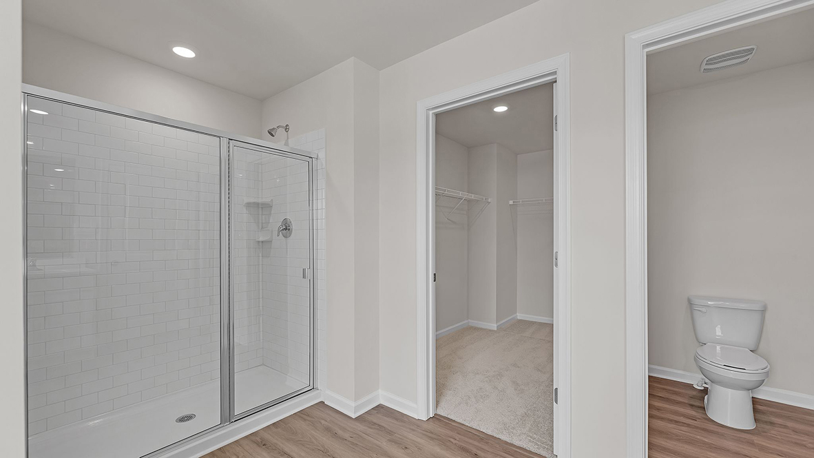 full bath with large window