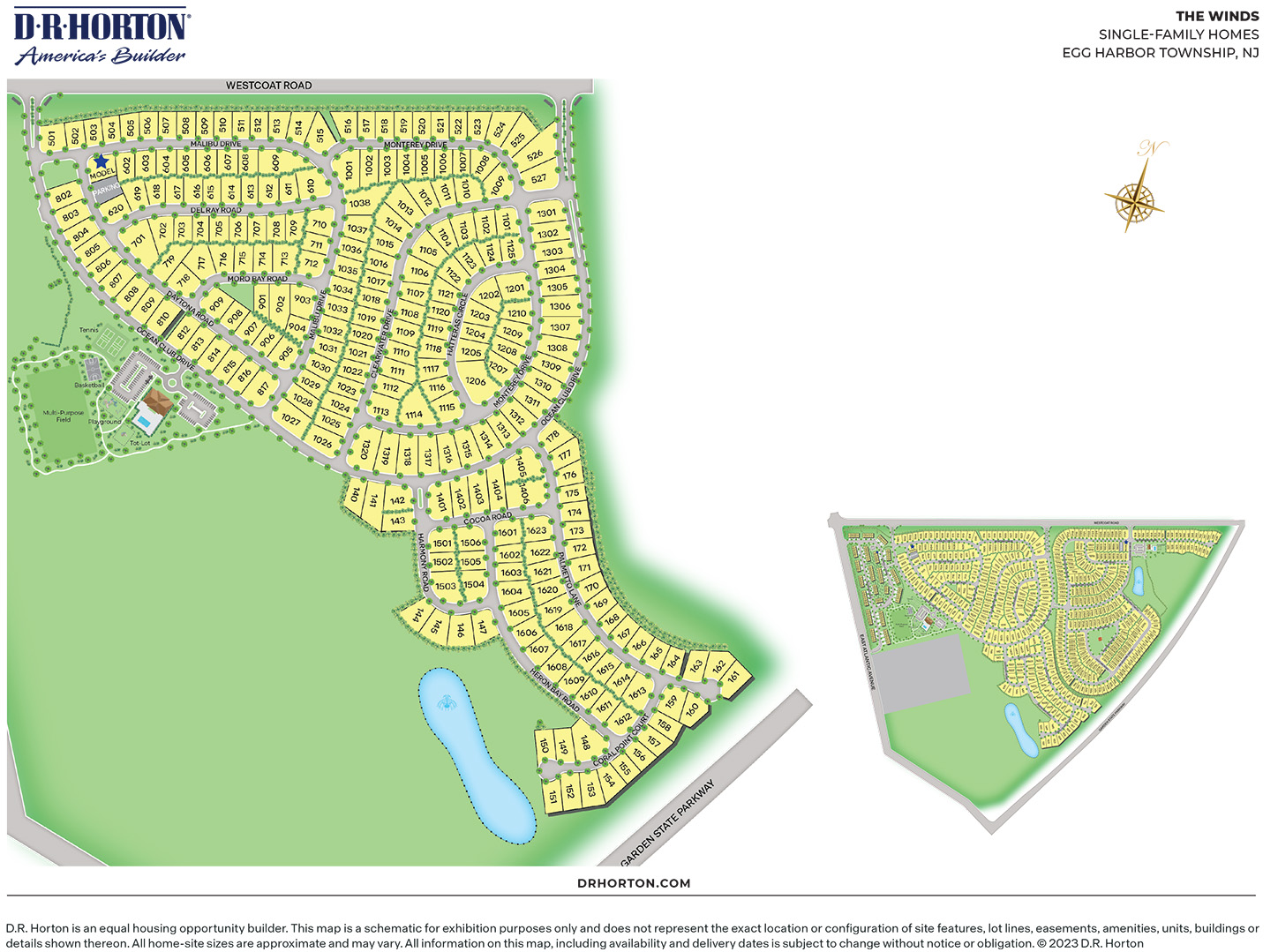 Static Lot Map