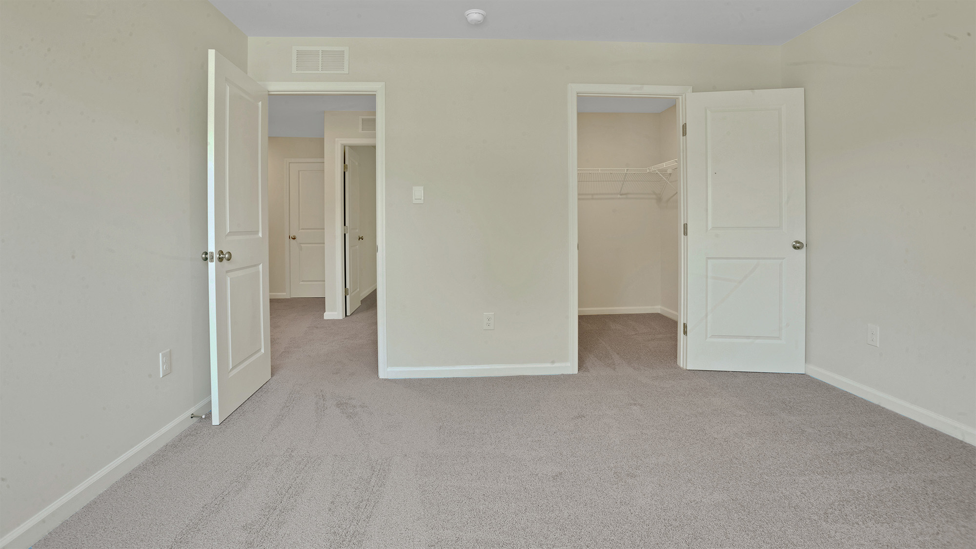 large open concept living space in a northwest model