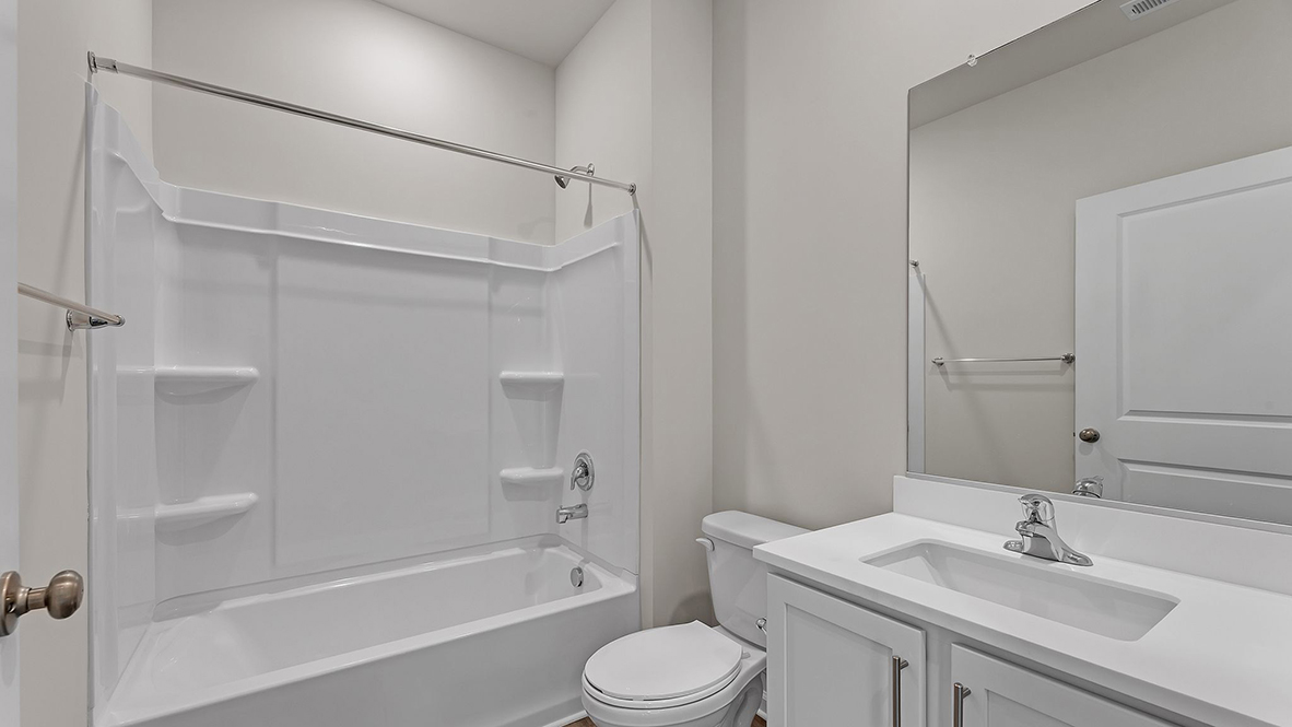 full bath on the second floor