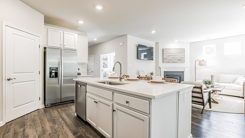 kitchen with island