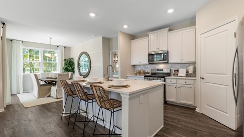 kitchen with island