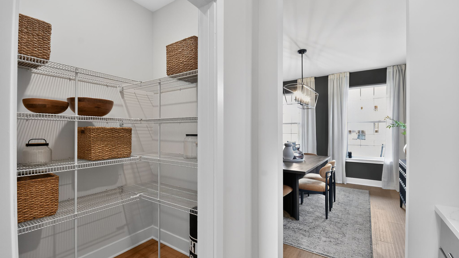pantry in the kitchen