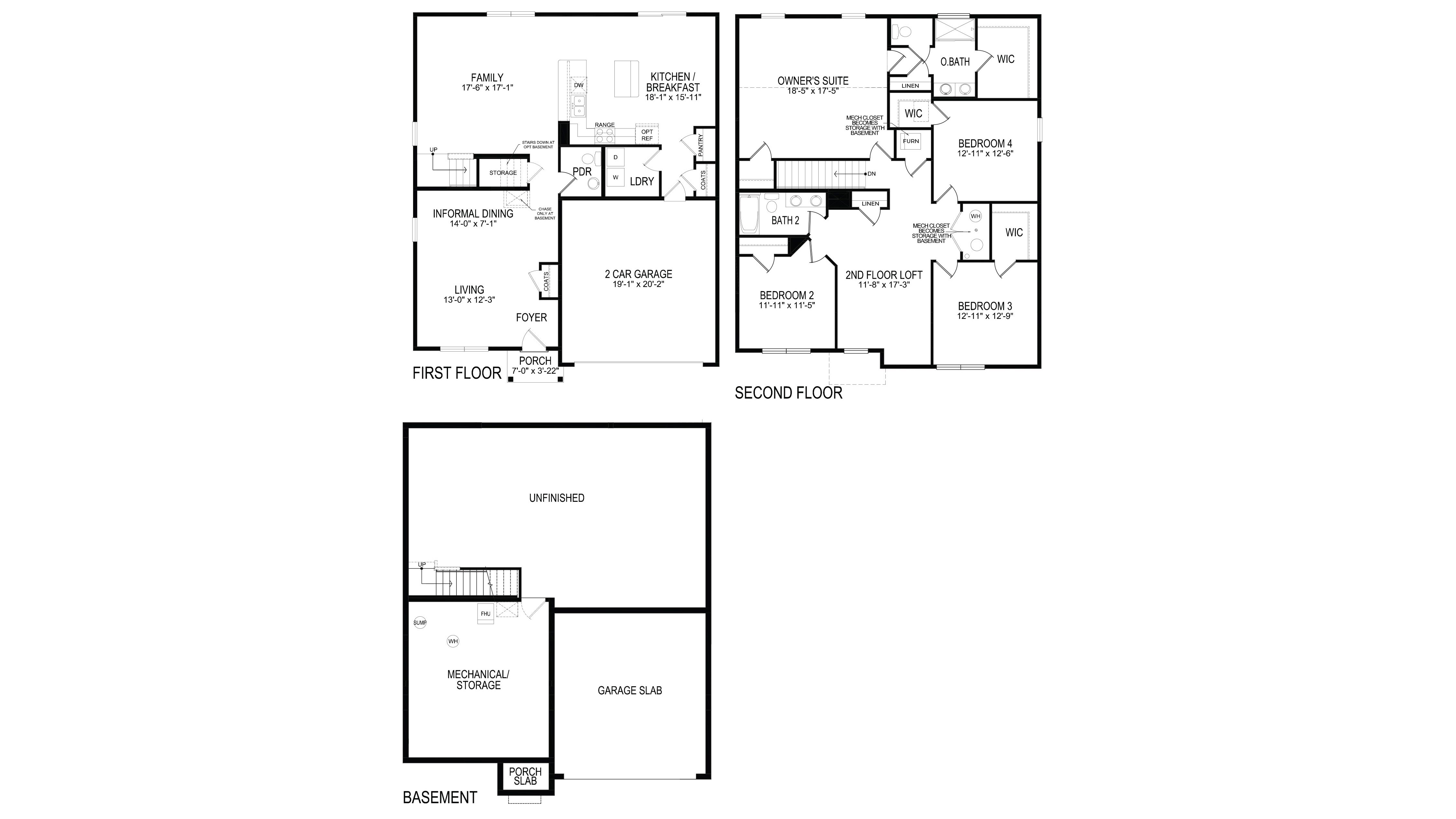 Floor Plan in Hammonton Chase Hammonton, NJ D.R. Horton