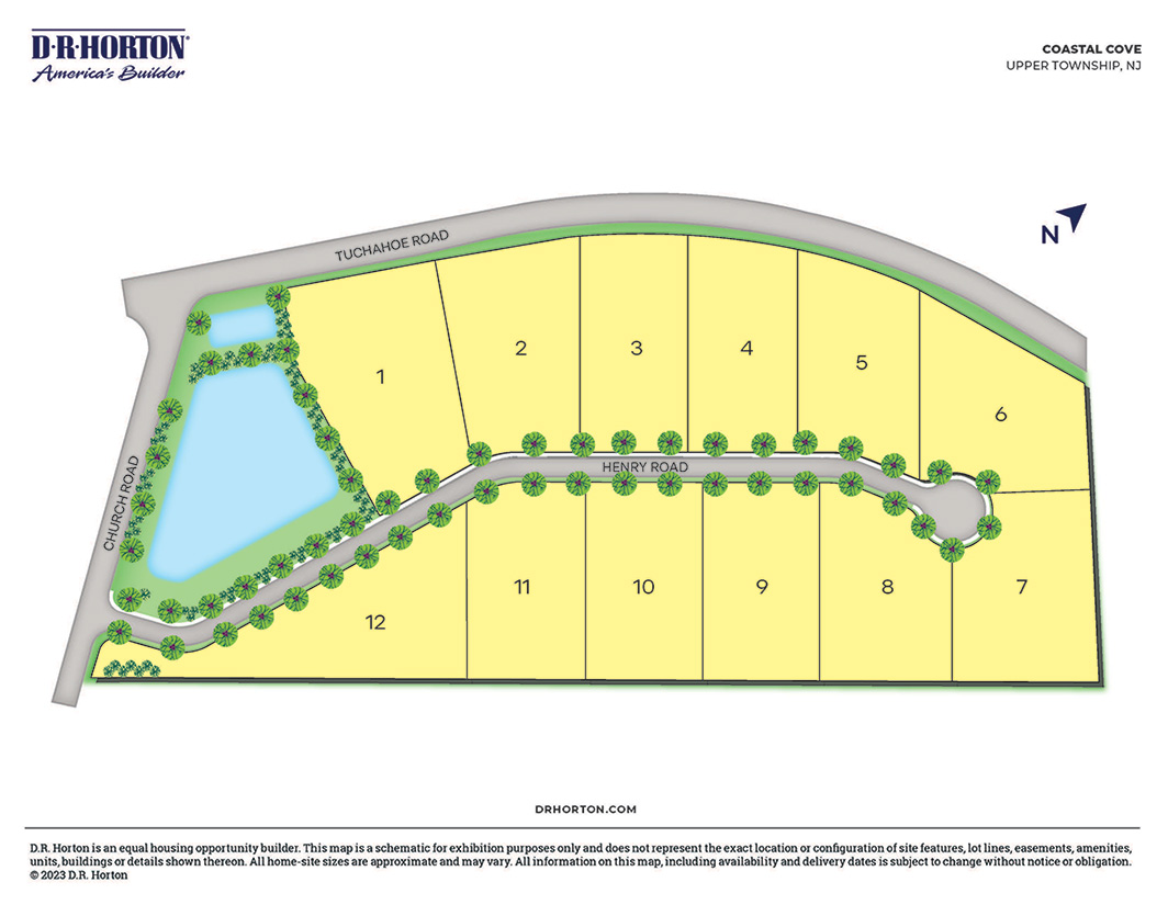 New Homes in Coastal Cove Upper Township, NJ D.R. Horton