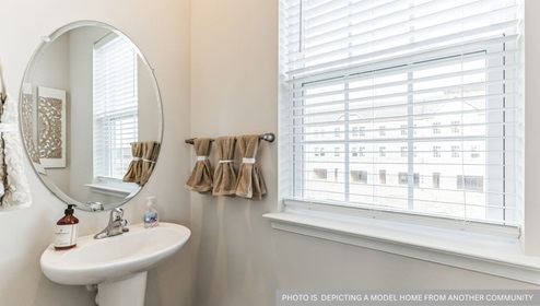 white half bathroom