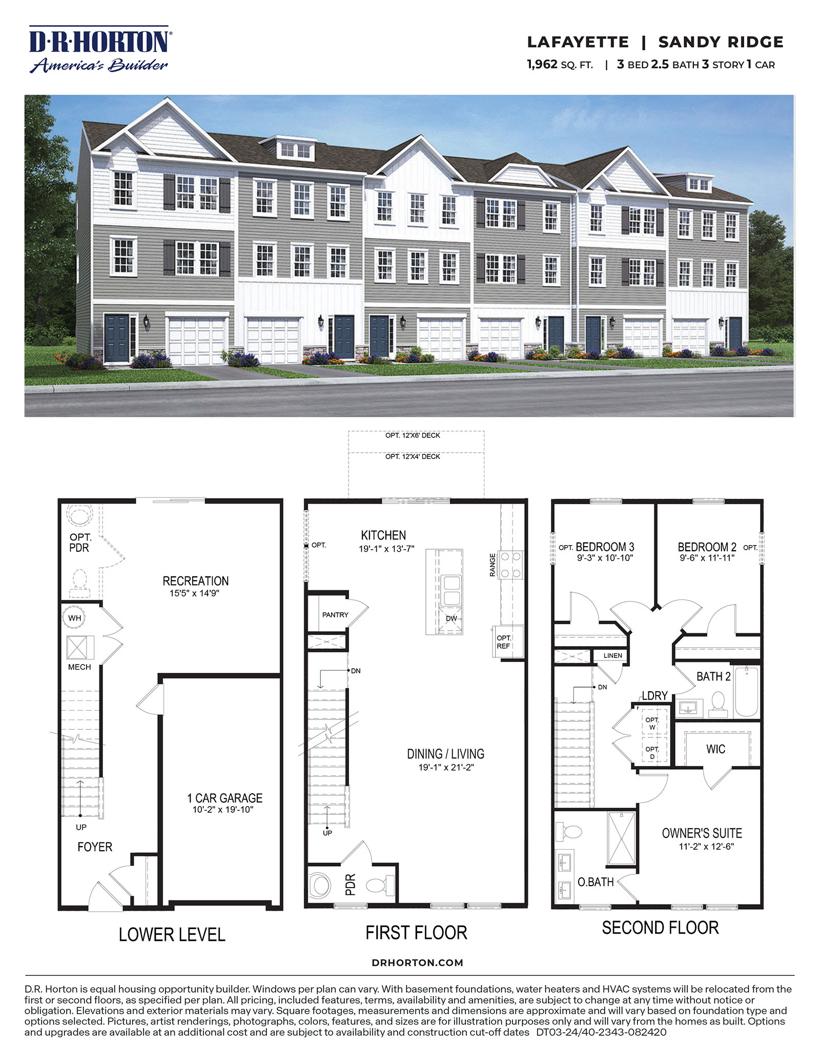 the Lafayette floor plan