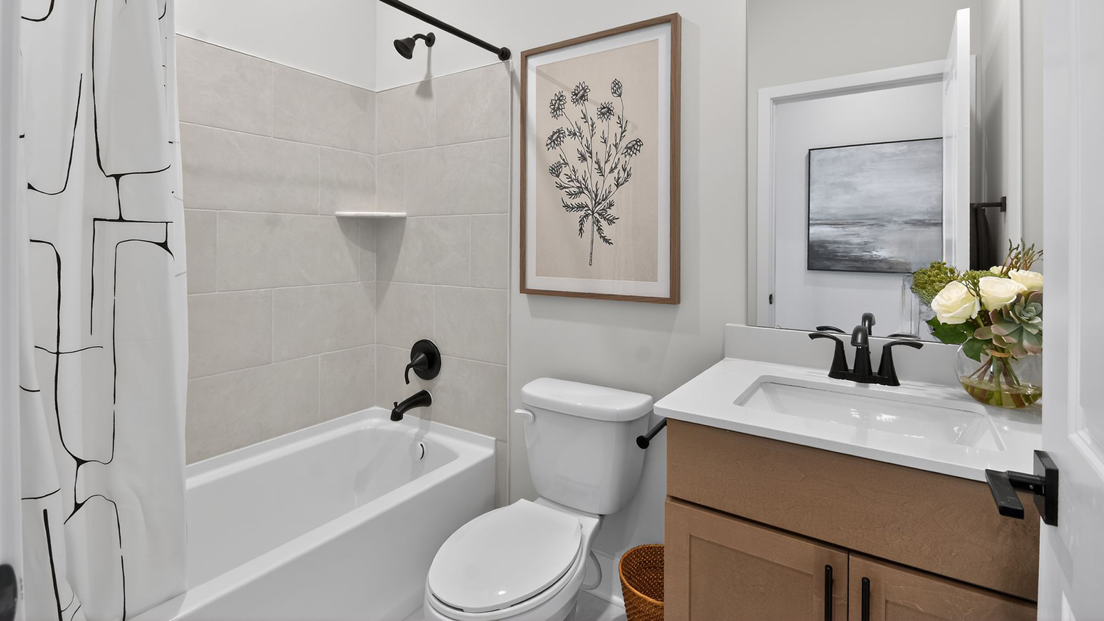 powder room on the main floor