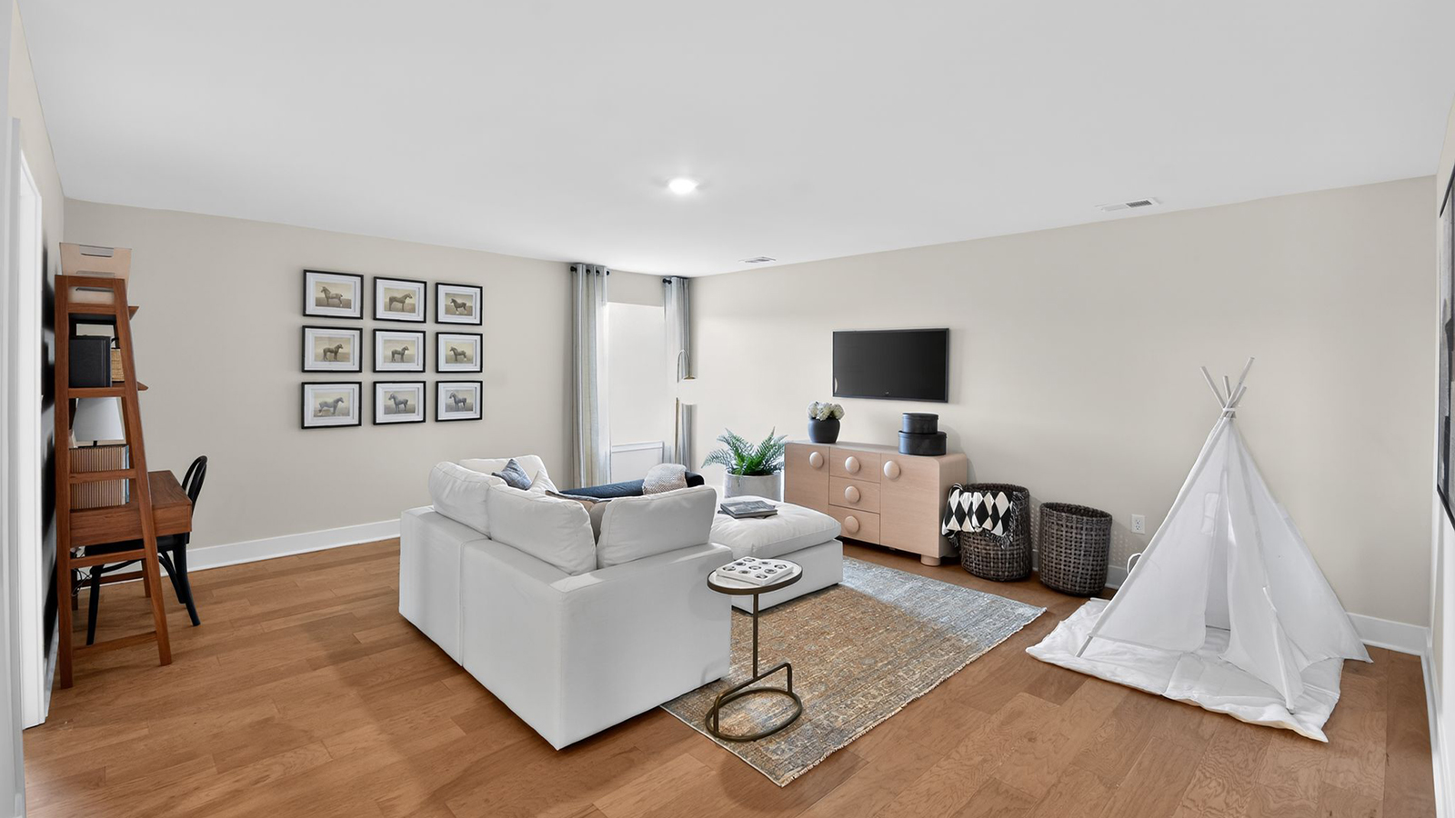 loft on the second floor