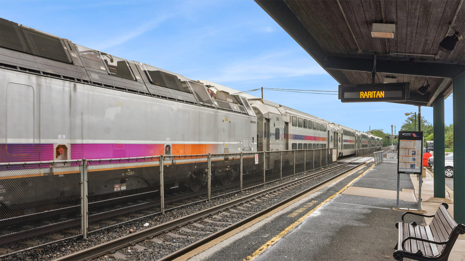 Sayerville area photos of Raritan train station for new Raritan Ridge Community