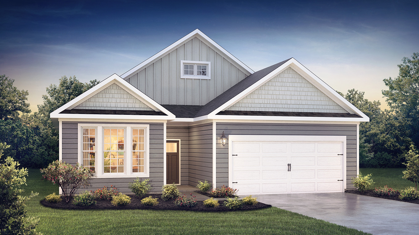 Bristol exterior rendering at Orchard Glen