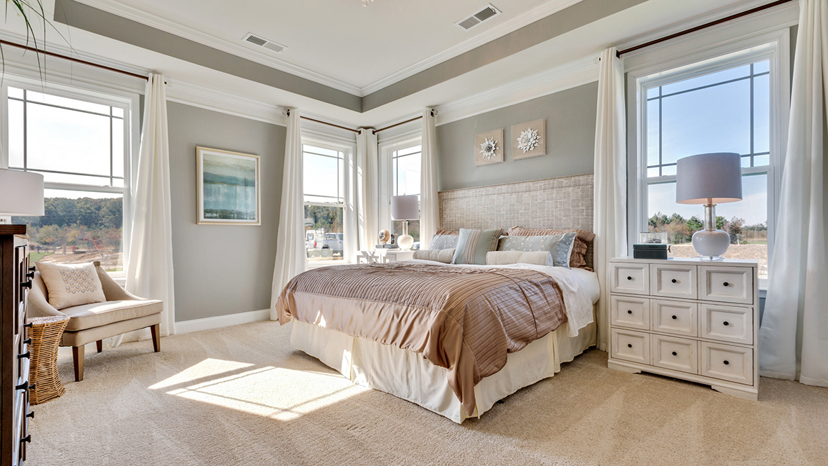 The owner’s suite provides a great get-away for relaxation.