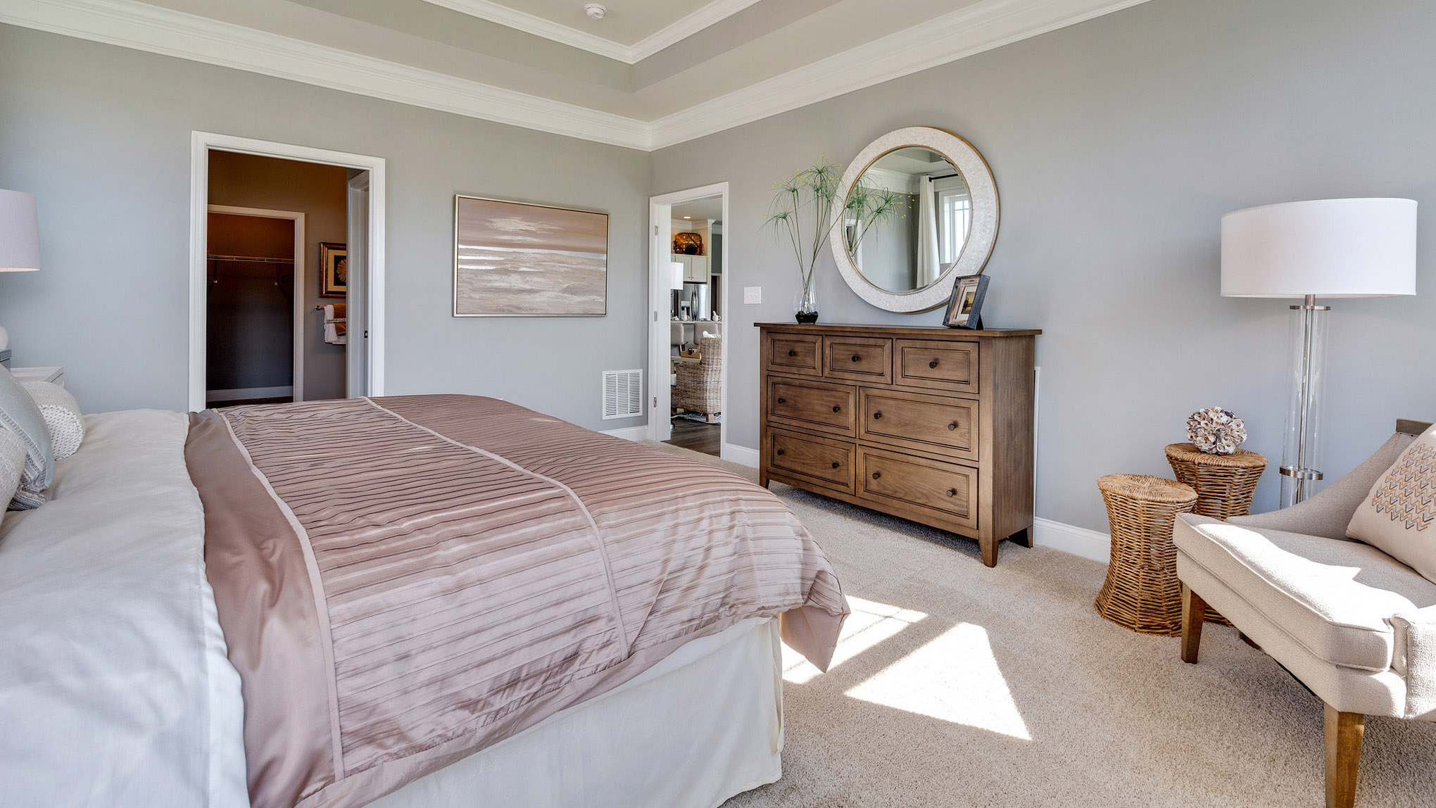 The owner’s suite provides a great get-away for relaxation.