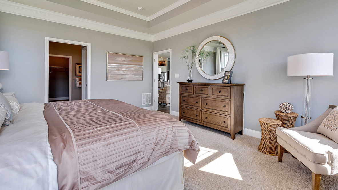 The owner’s suite provides a great get-away for relaxation.