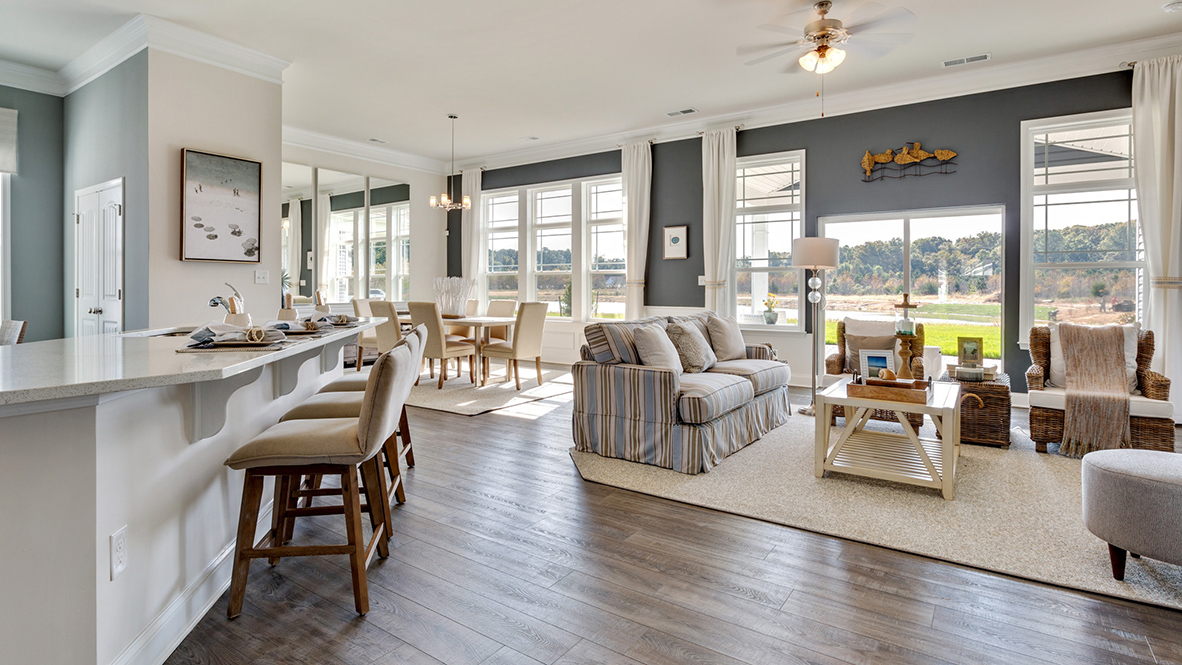 This home has oversized windows creating great views.