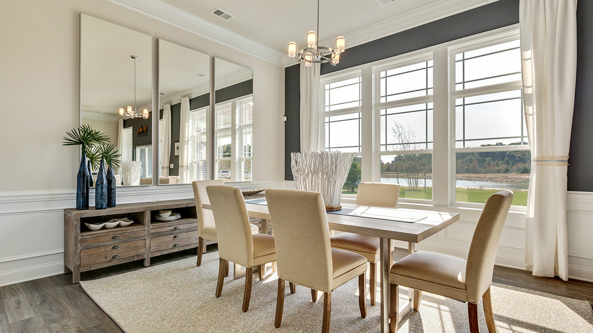 There is ample room for hosting and entertaining family and guests.