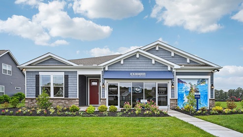 Woodfield Preserve Destin model home in Milton, Delaware.