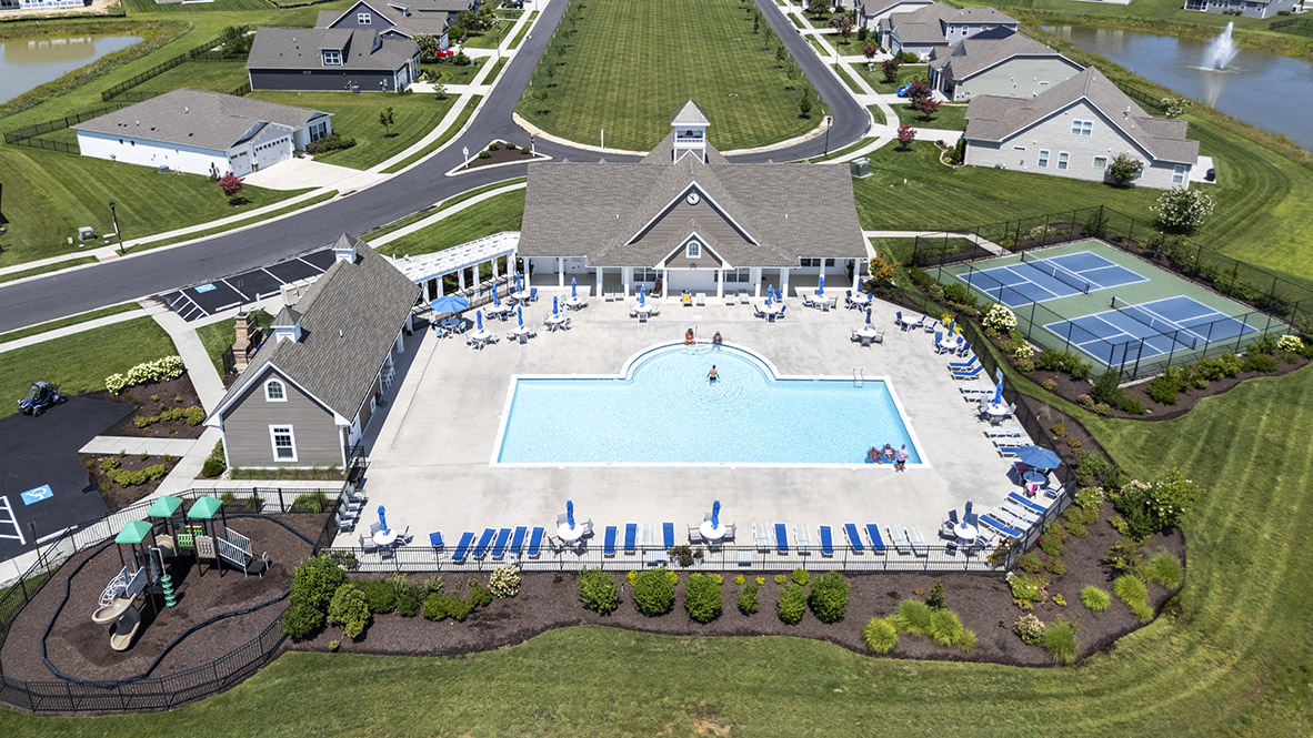Woodfield Preserve has a many amenities.