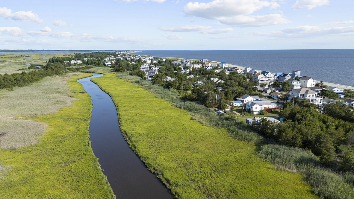 Broadkill Beach is down the road from Woodfield Preserve.