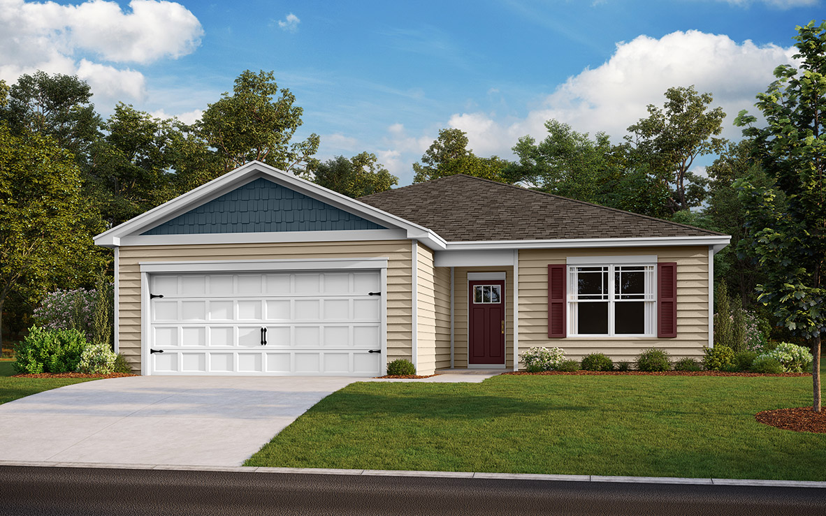 Floor Plan in Woods at Burton Pond Lewes, DE D.R. Horton