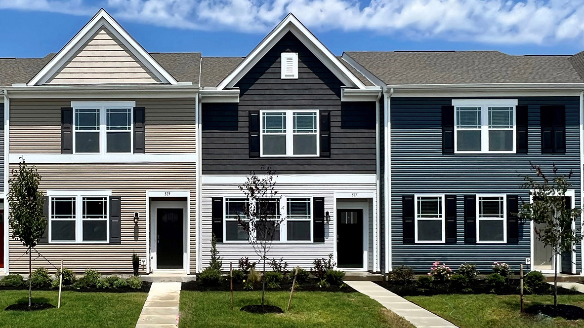 Simpsons Crossing interior Jefferson townhome.