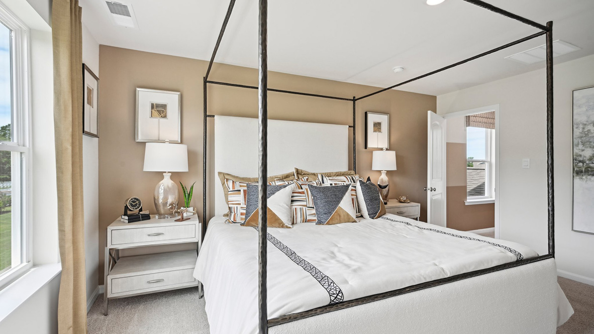 Upstairs you will find the owner's suite complete with a private, double-bowl vanity bathroom and two oversized walk-in closets.