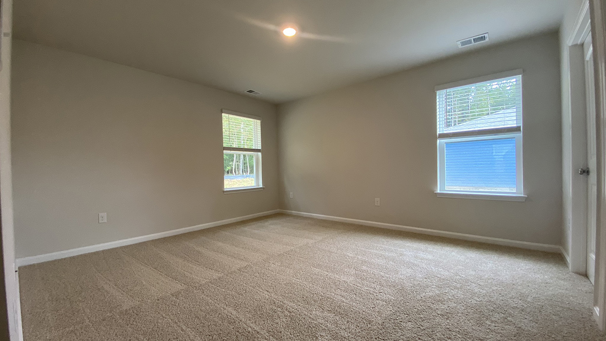 The large owner’s suite is a retreat in the back of the home.