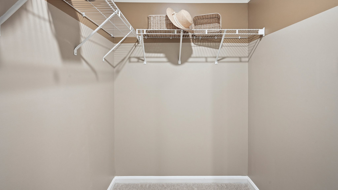 The owner's bathroom has two walk-in closets.