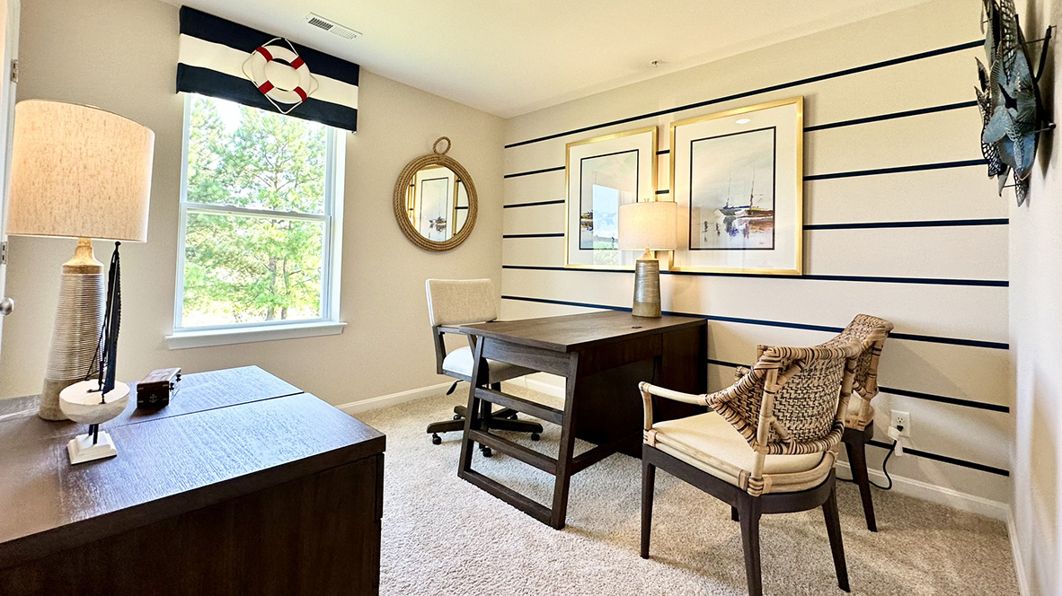 The secondary rooms are very spacious providing availability to be used as an office, guest room, or playroom.