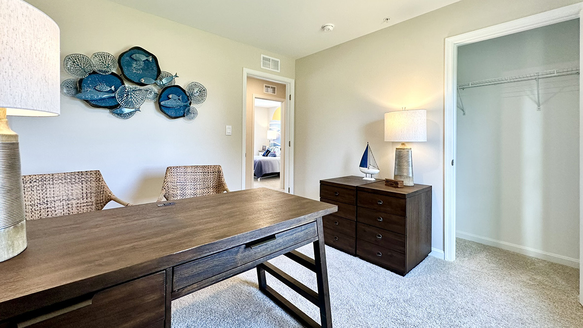 The secondary rooms are very spacious providing availability to be used as an office, guest room, or playroom.