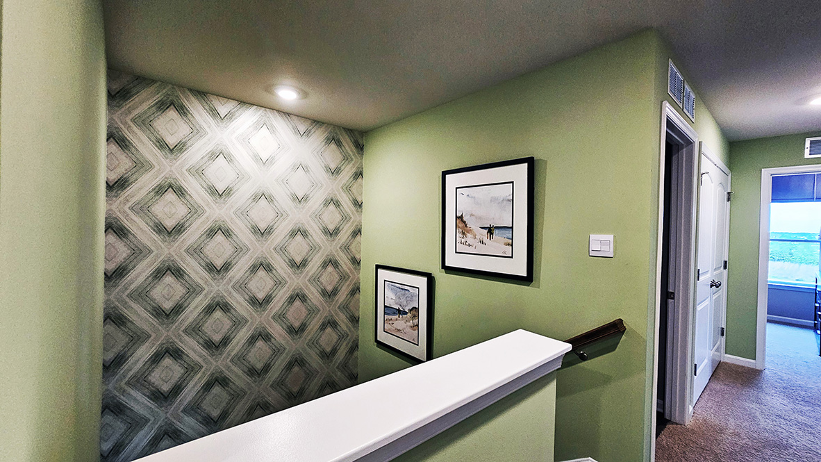 Upstairs you will find a spacious hallway leading to four large bedrooms.