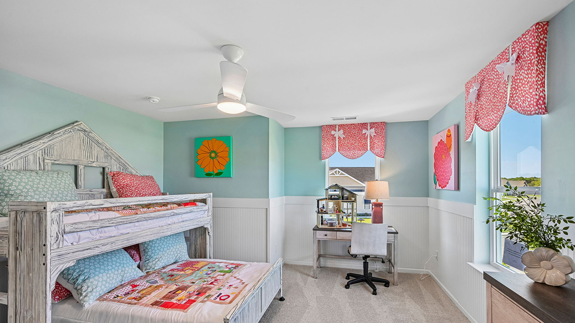 Upstairs you will find four large bedrooms.
