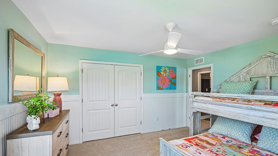 Upstairs you will find four large bedrooms.