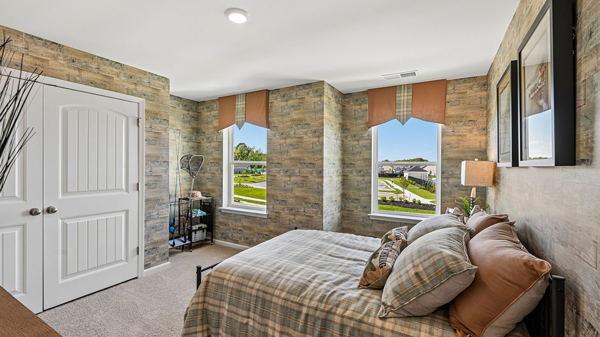 Two spacious guest bedrooms complete the upstairs.