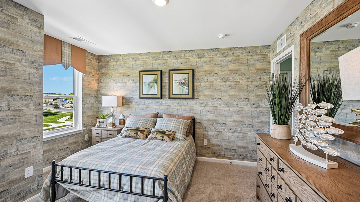 Two spacious guest bedrooms complete the upstairs.