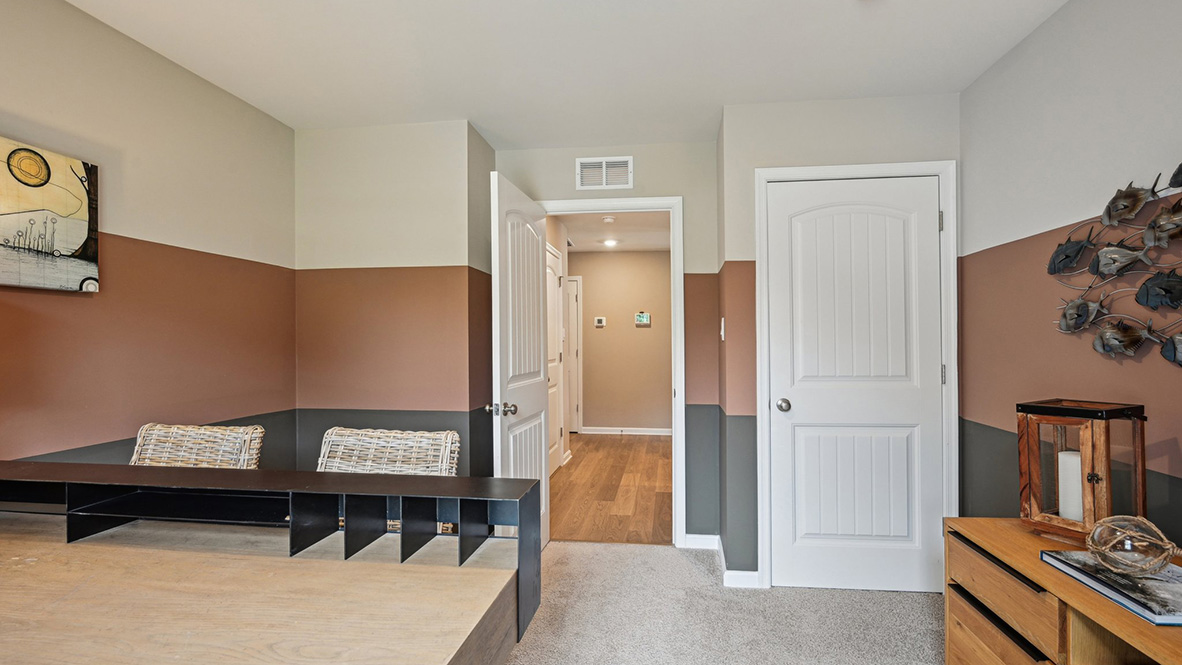 The fourth bedroom could be used as a home office.