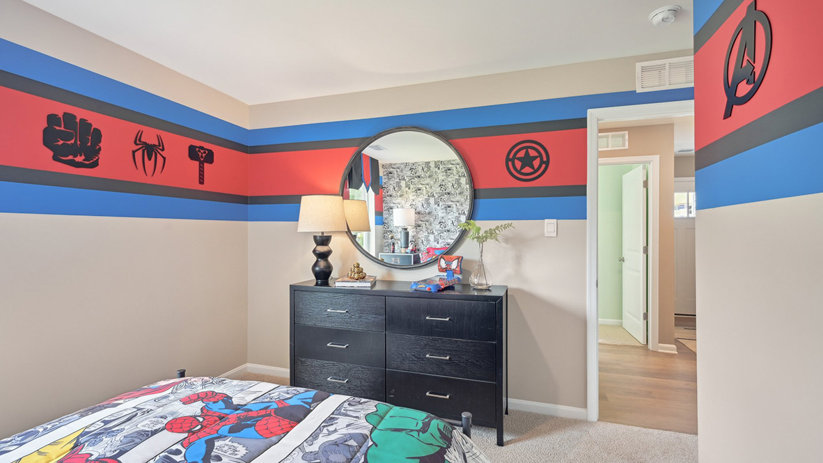 All of the bedrooms come complete with plush carpet.