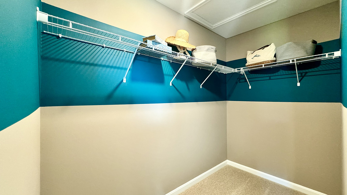 The owner's suite includes a spacious walk-in closet.