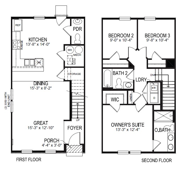 Floor Plan in Eden Hill Dover, DE D.R. Horton