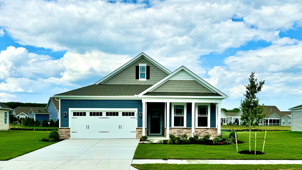 Gannon Range Bristol home with a two-car garage.