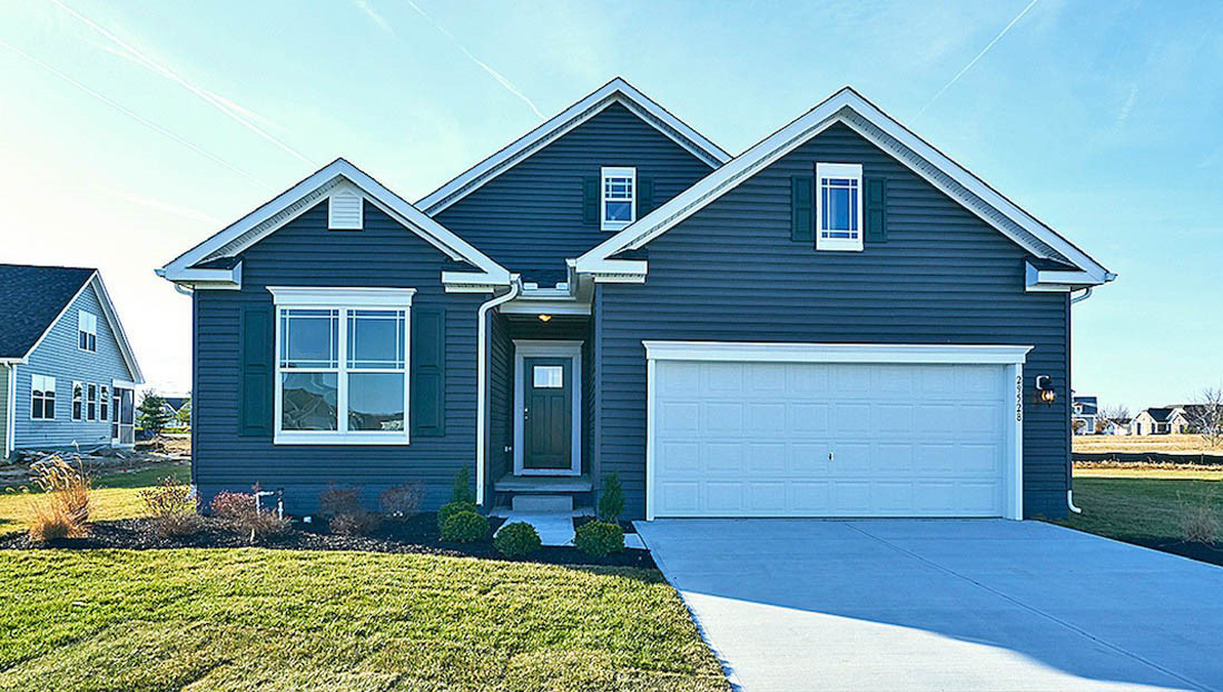 A two-story Bristol home at 8699 Harper Way in Easton, MD.
