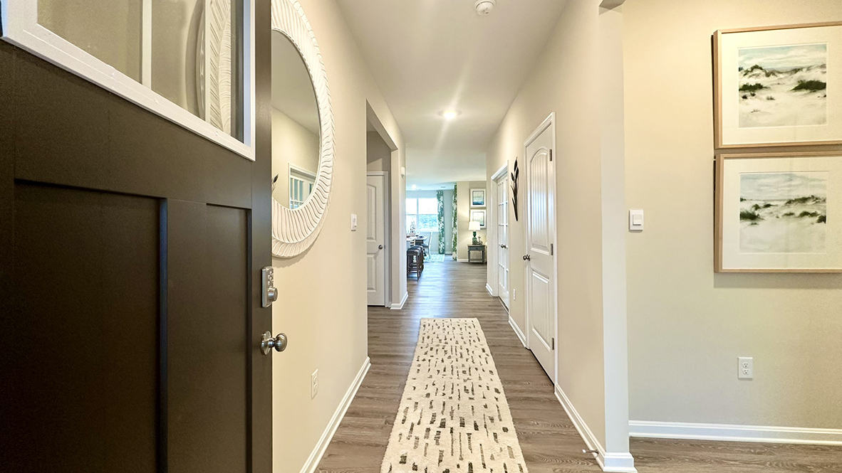 A welcoming foyer greets you as you enter the home.