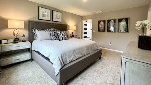Upstairs you will find the owner's suite complete with a private, double-bowl vanity bathroom and two oversized walk-in closets.