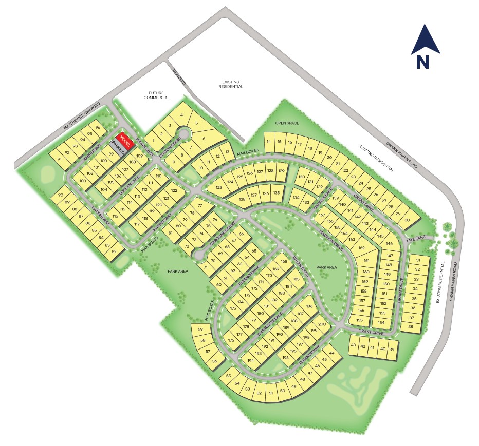 Static Lot Map