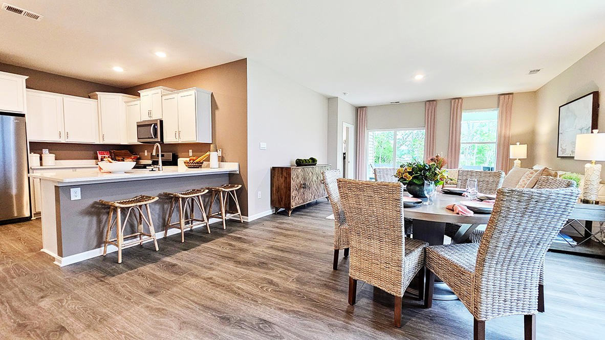 Enjoy the open floorplan as it allows you to entertain guests and family in your great room and kitchen simultaneously.