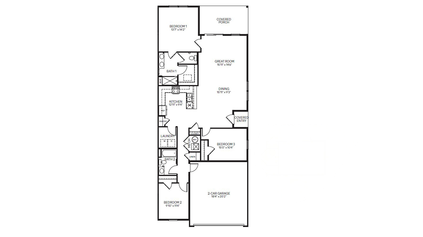 Floor Plan in Millville by the Sea Millville, DE D.R. Horton