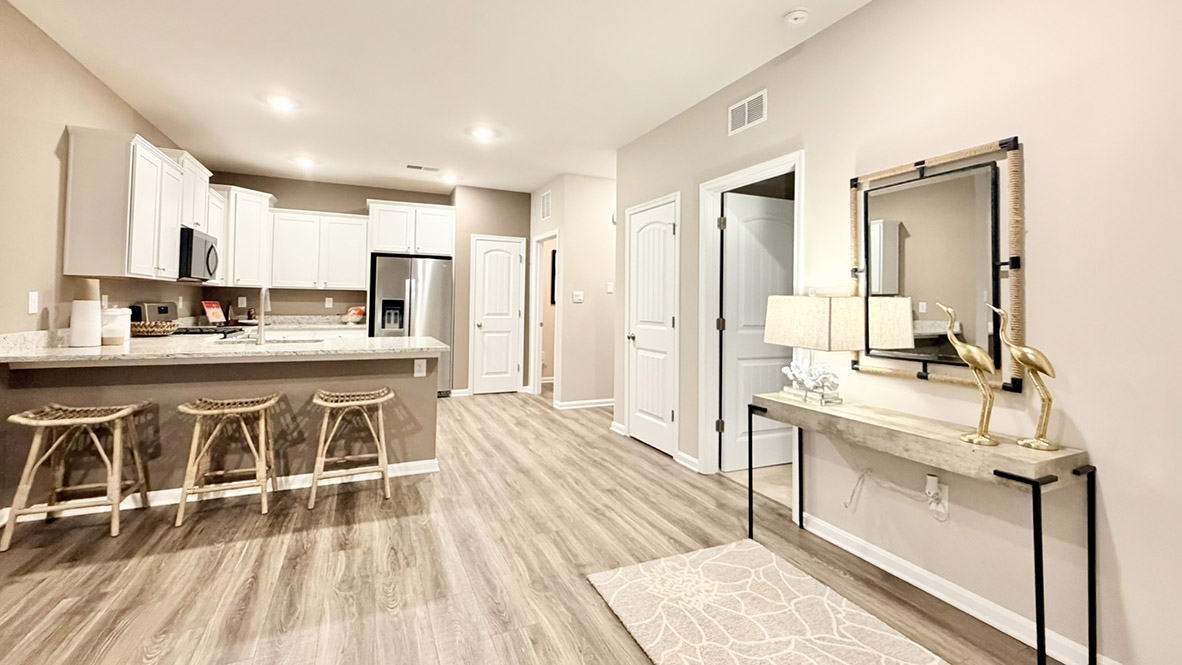 Enjoy the open floorplan as it allows you to entertain guests and family in your great room and kitchen simultaneously.