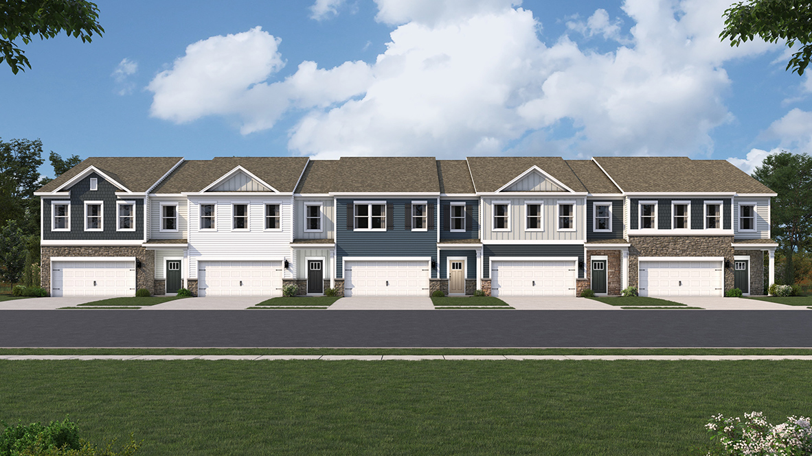 An interior townhome at 14417 Red Oak Court in Millville, DE.