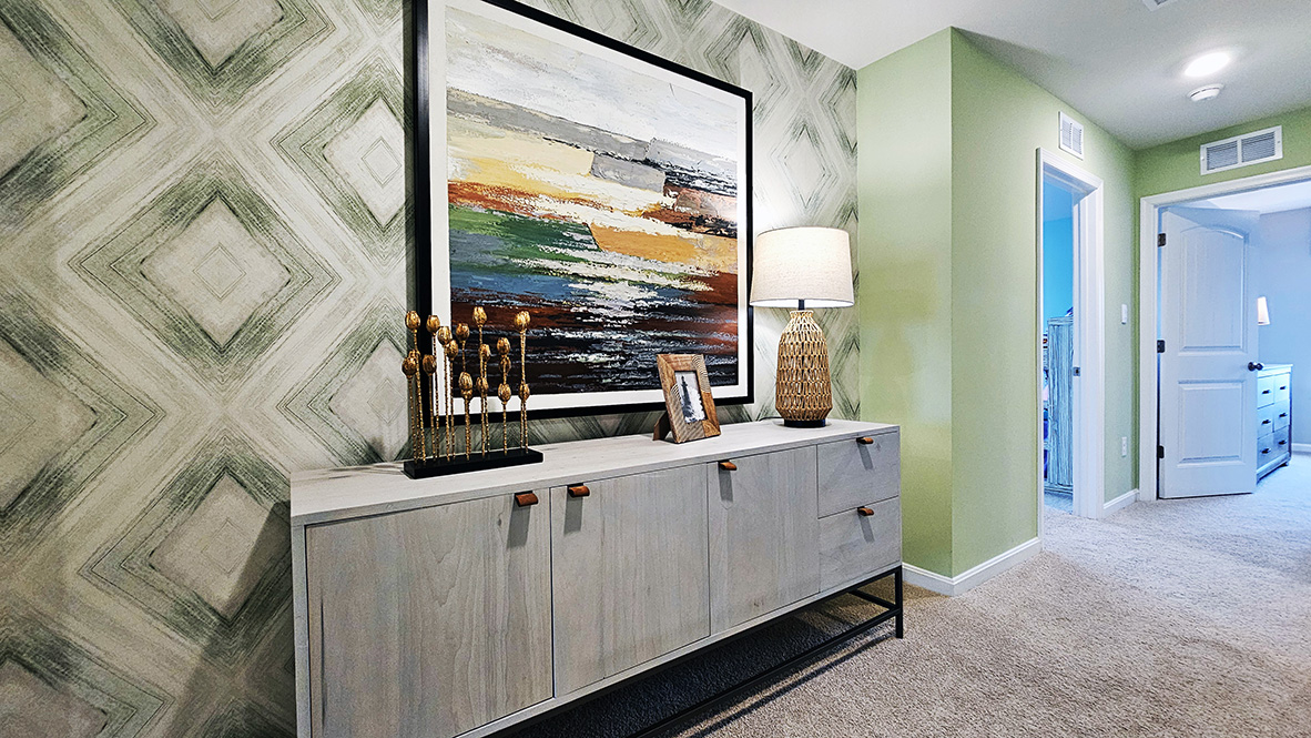 Upstairs you will find a spacious hallway leading to four large bedrooms.