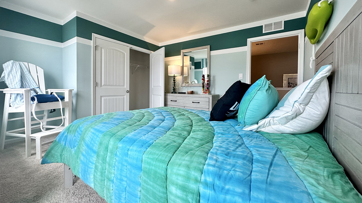 Two spacious guest bedrooms complete the upstairs.